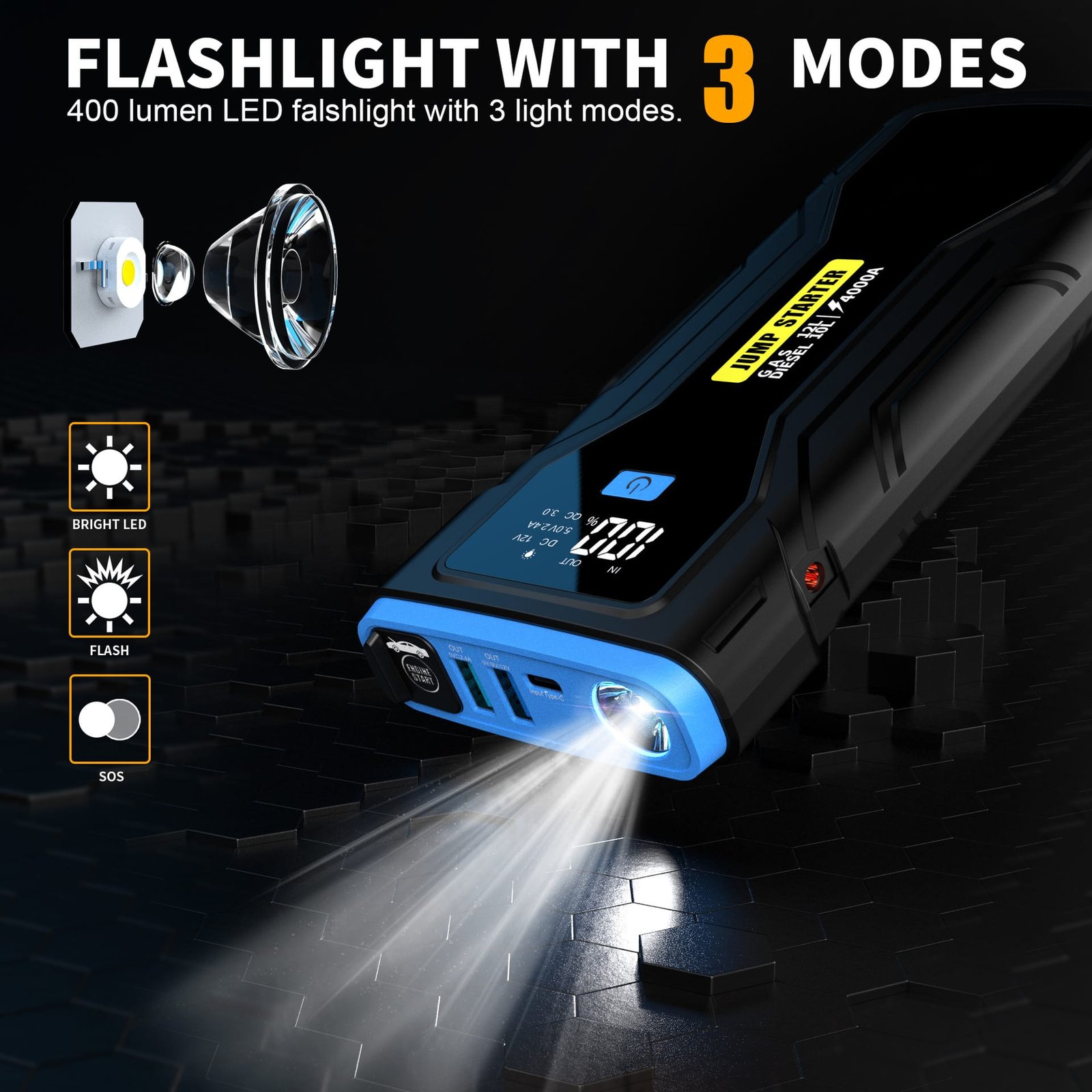 CY57-Flashlight 3 Mode
